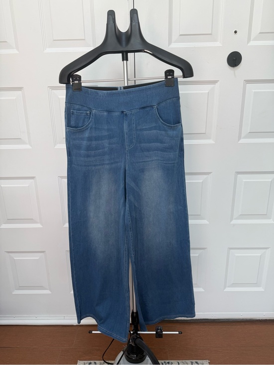 unknown Denim - Wide-Leg Pull-On Jeans in Blue — Comfortable Everyday Style